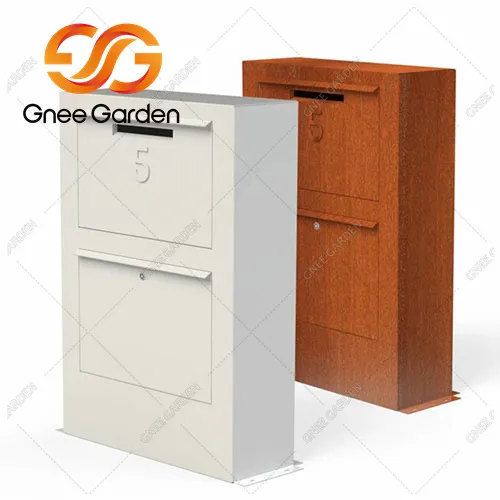 Corten-Außenbriefkasten