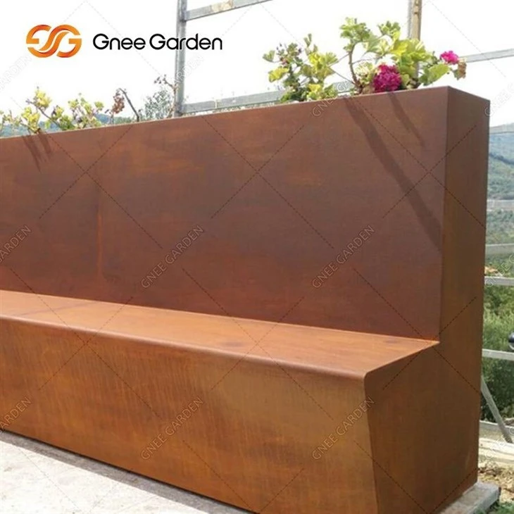 Corten Steel Patio Furniture(001)