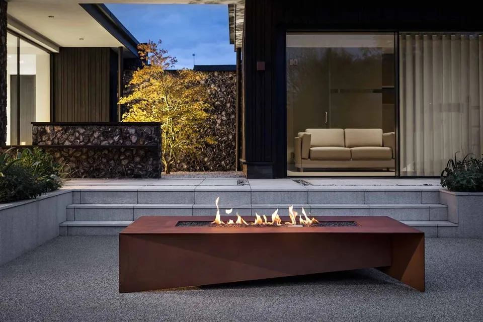 Corten Camping-Feuerstelle