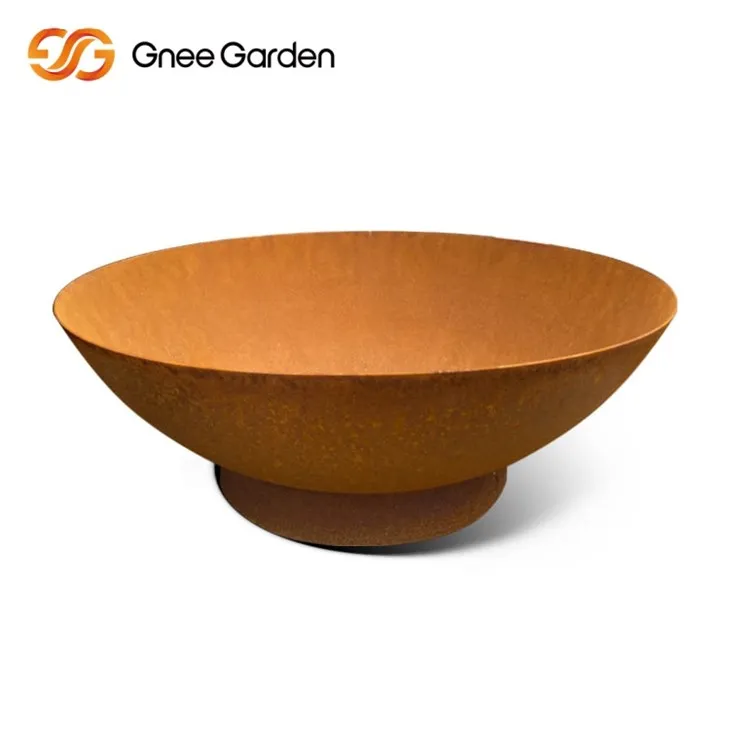 Corten Dual Function Fire Bowl Grill