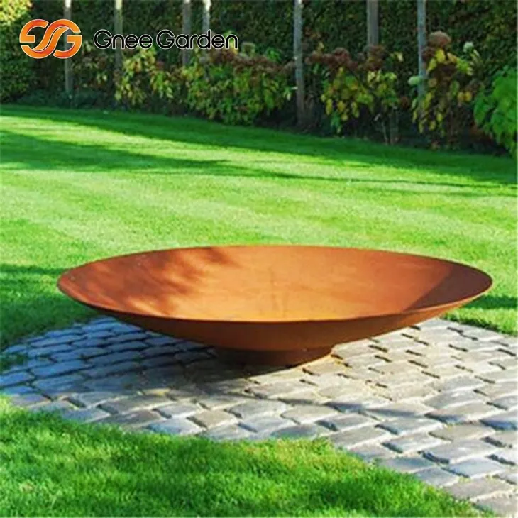 Corten Industrie Grube Grill Funktion Dual