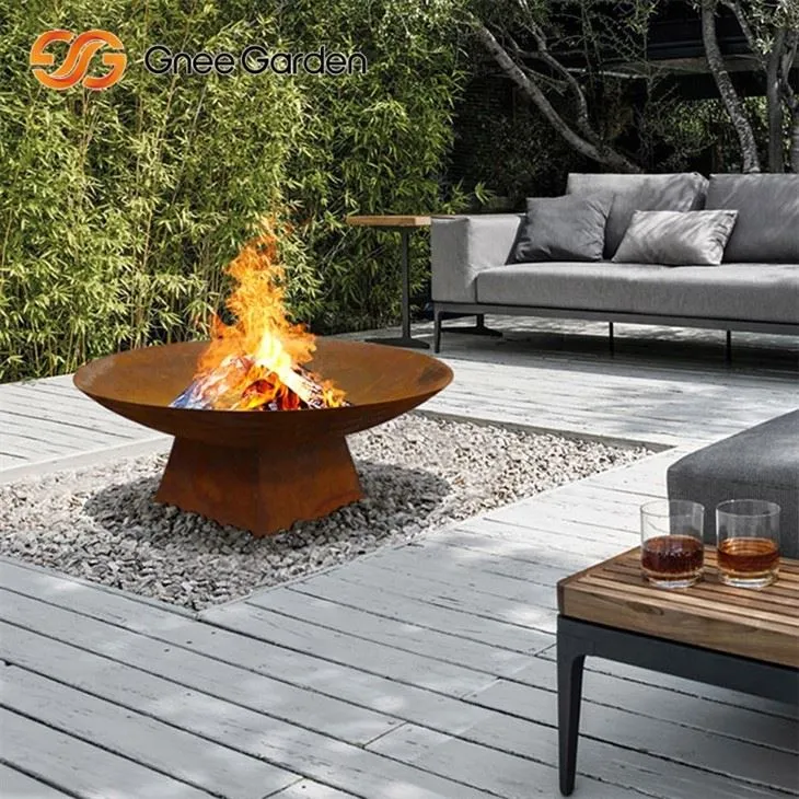 Corten Modernes Grill-Feuerstellen-Design