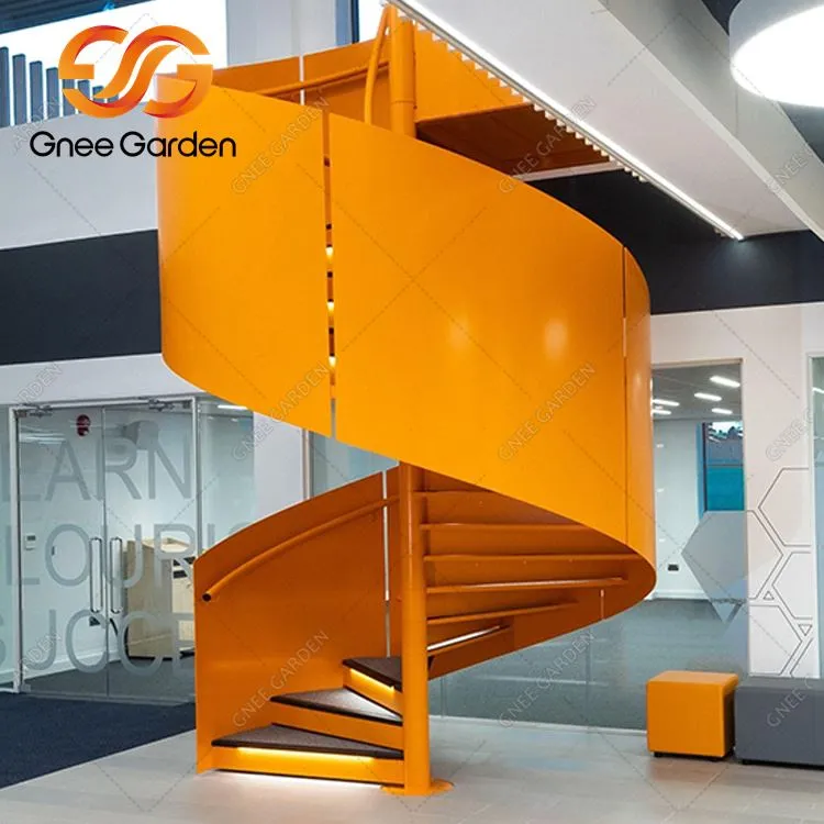 Corten erhöhte rostige Treppe