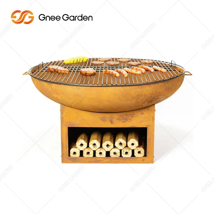 Cortenstahl Grill
