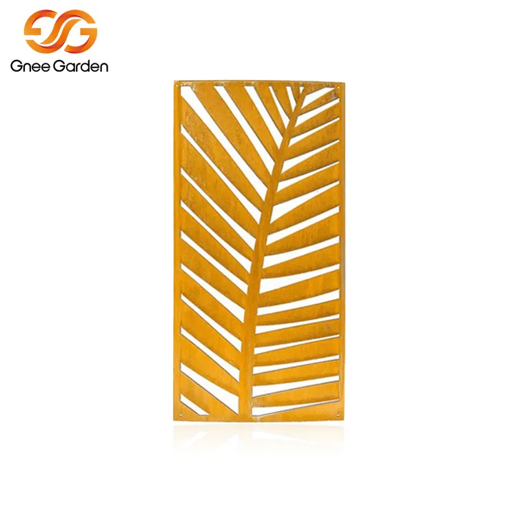 Sichtschutz für den Garten aus Cortenstahl