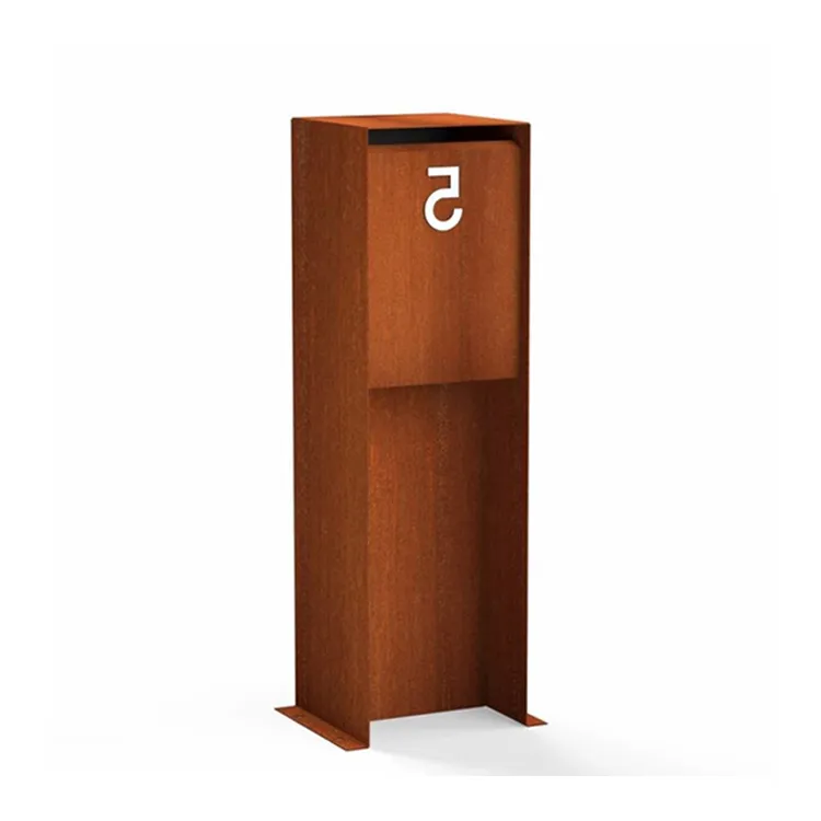 Briefkasten aus Cortenstahl