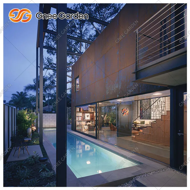 Corten Stahlblätter für Wände