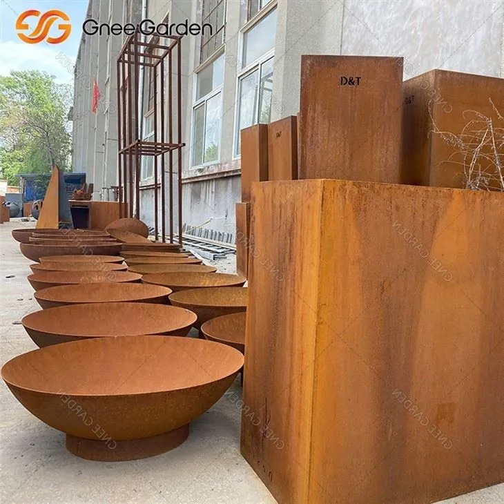 Corten Timeless Appell Fire Pit Outdoor