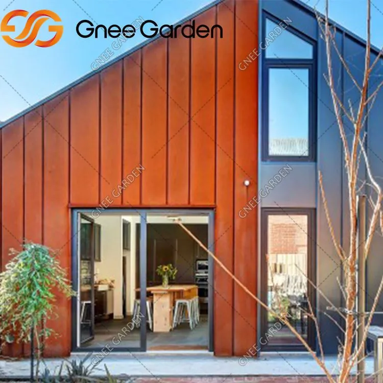 Dekorative Corten -Stahl -Vorhangwände