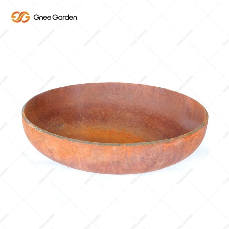 Corten steel fire bowl