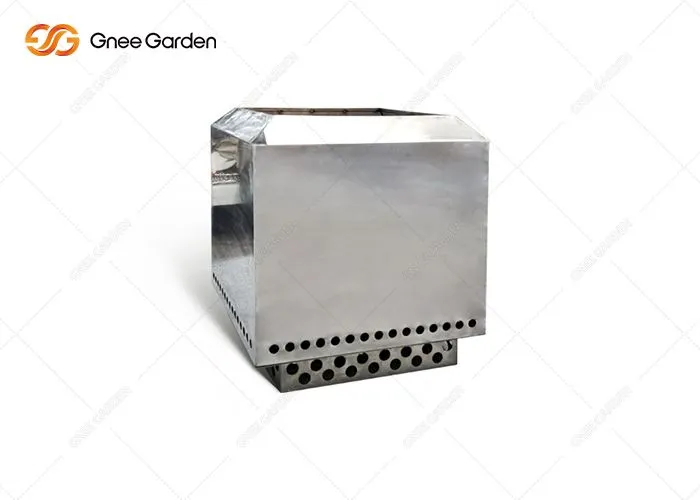 Feuerstelle aus Edelstahl