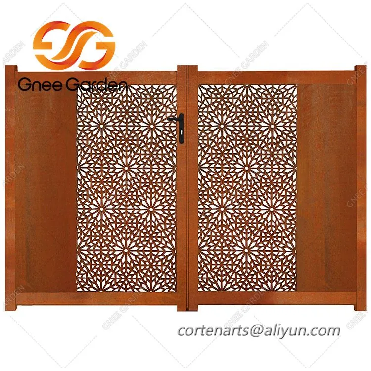 Gittertore für den Gartenzaun