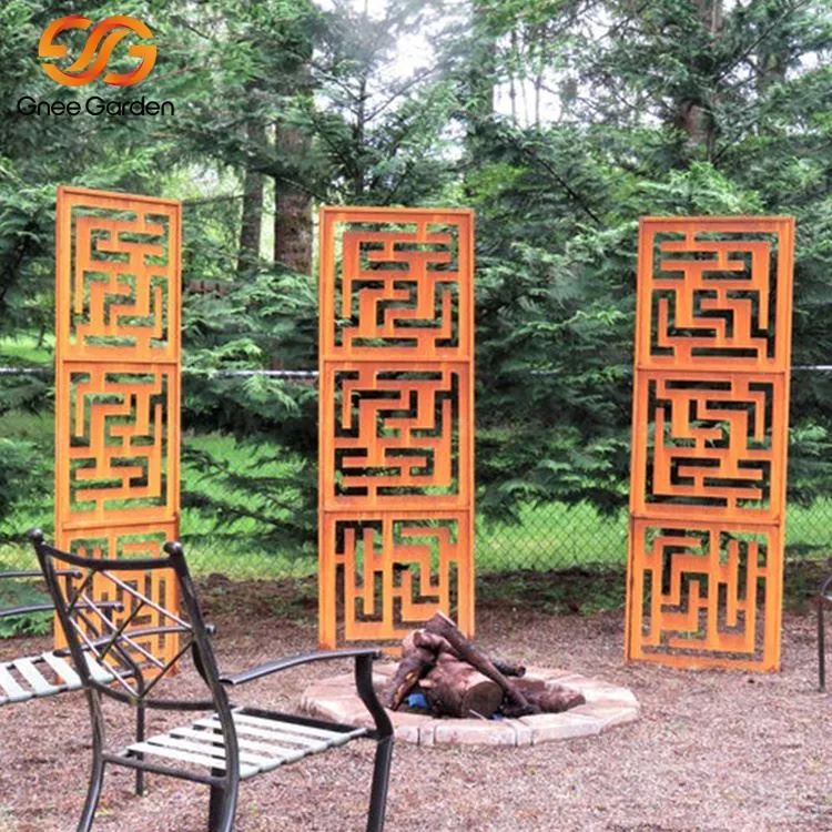 Laserschneider Cortenstahlplatten