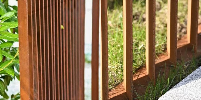 Corten Steel Fence for Backyard Corten Steel Fence for Backyard