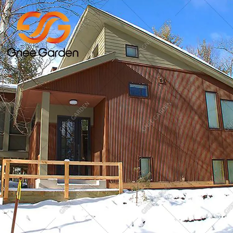 Verwitterter Stahl, verrostete Metalldächer